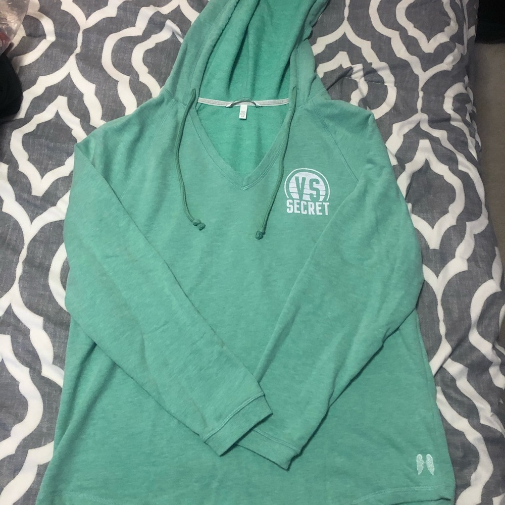 Victoria Secret Green Hoodie